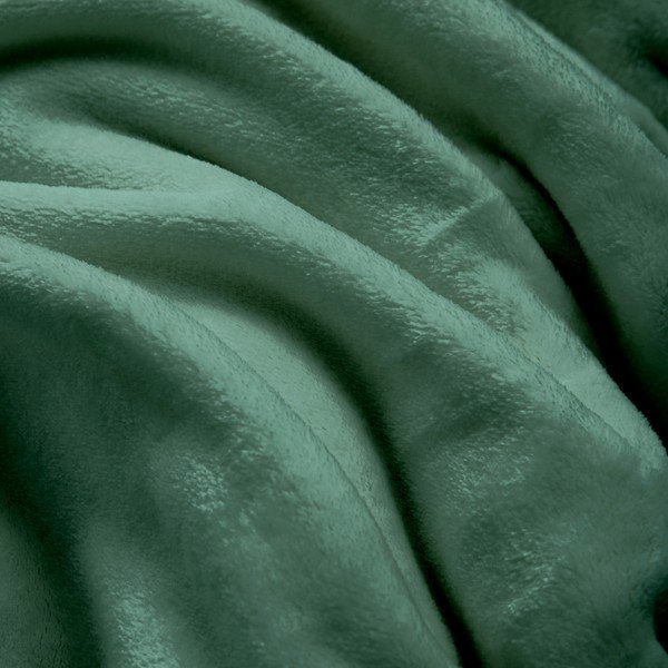 Zöld mikroflanel takaró 220x240 cm Flanou – douceur d'intérieur-image-2