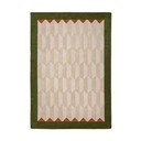 Zöld-natúr színű kézi szövésű gyapjú szőnyeg 160x230 cm Apex Border Wool – Flair Rugs