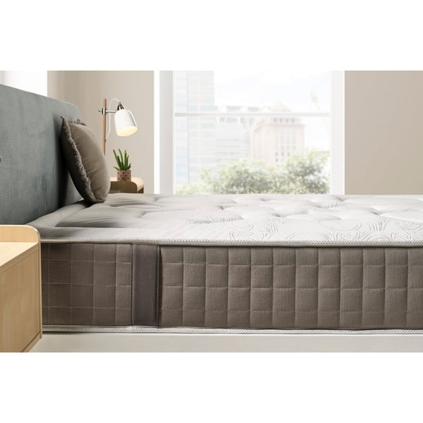 Kemény-közepes keménységű kétoldalas hőszabályozó hab matrac 90x200 cm HEXAFLEX GEL – Moonia-image-1