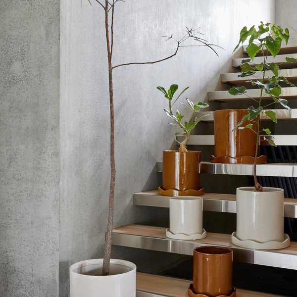 Kőedény kézzel készített kaspó ø 16,5 cm Nami – OYOY Living Design-image-1