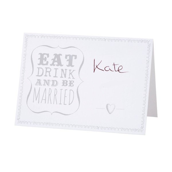 Be Married esküvői ültetőkártyák, 10 db-image-3
