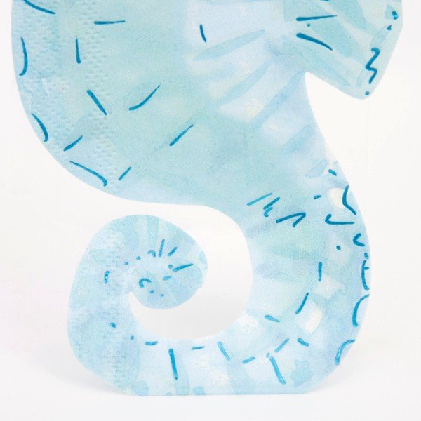Papír szalvéta szett 16 db-os Seahorse – Meri Meri-image-4