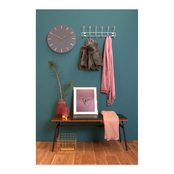 Charm szürke falióra - Karlsson-image-1