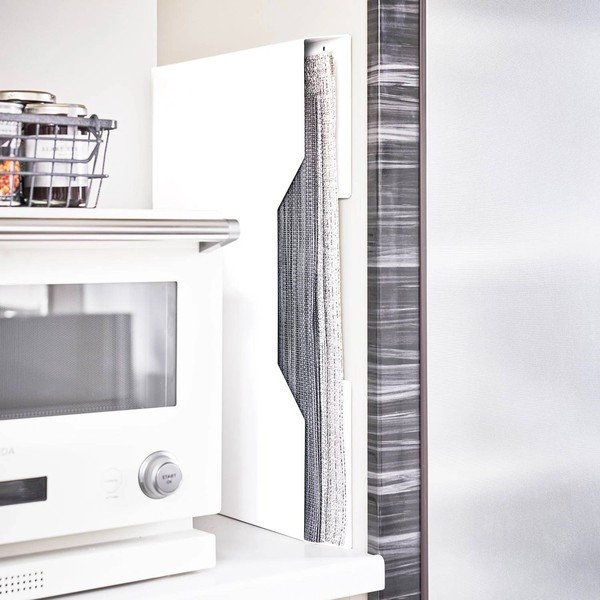 Öntapadós fém tányéralátét tartó Tower – YAMAZAKI-image-4