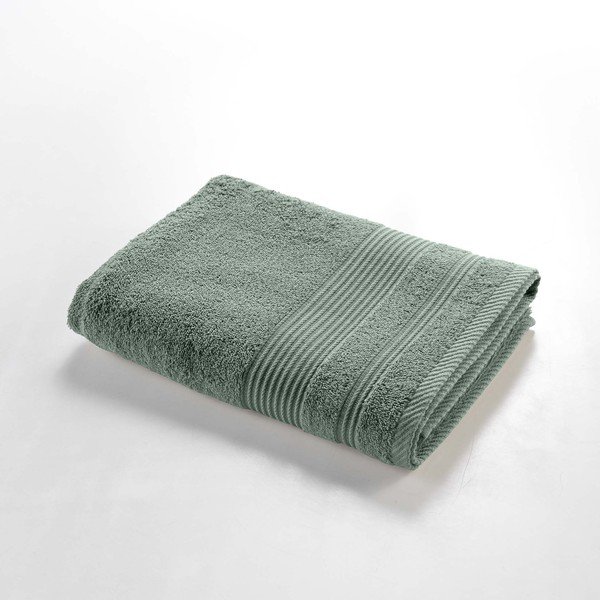 Zsályaszínű frottír pamut fürdőlepedő 70x130 cm Tendresse – douceur d'intérieur