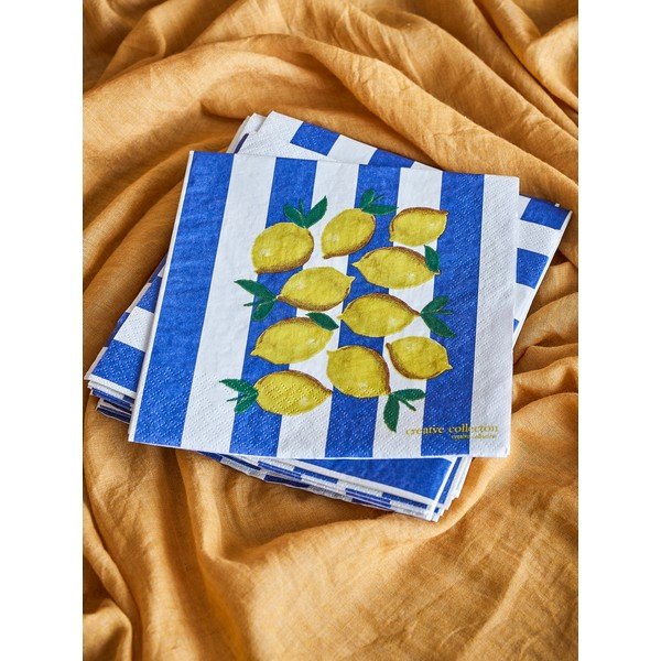 Papír szalvéta szett 20 db-os 33x33 cm Limone – Bloomingville-image-2