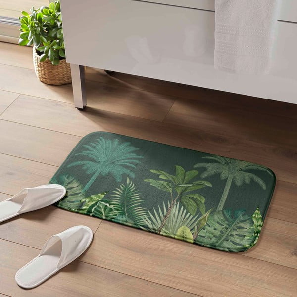 Zöld fürdőszobai kilépő 45x75 cm Vagabonde – douceur d'intérieur-image-1