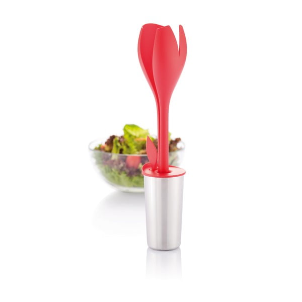 Tulip piros salátás eszközszett - XD Design