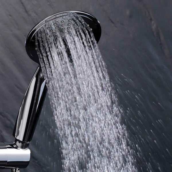 Matt ezüstszínű műanyag zuhanyszett kézi tussal 70 cm Hydro – douceur d'intérieur-image-4