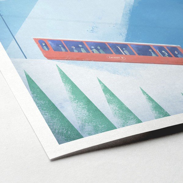 Poszter Zermatt, 30x40 cm - Travelposter-image-2