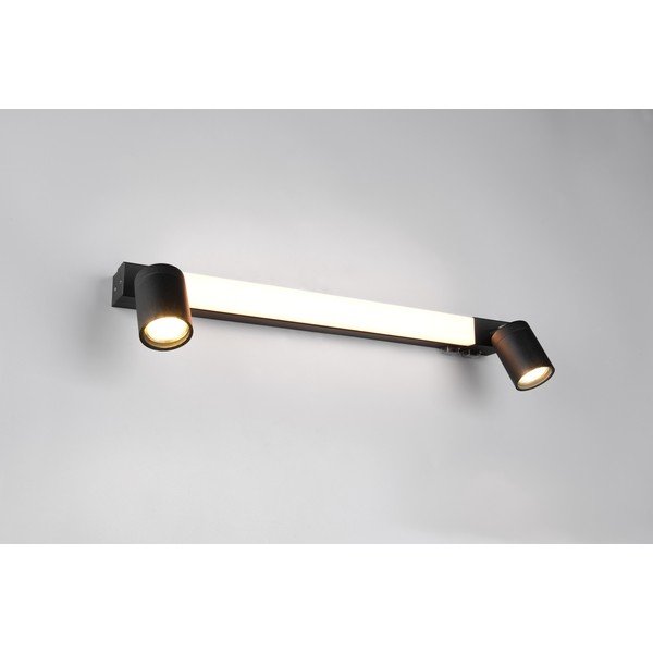 Matt fekete LED fali lámpa Enrico – Trio-image-3