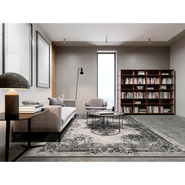 Szürke gyapjú szőnyeg 200x300 cm Meri – Agnella-image-1