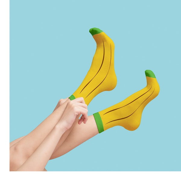 Banana banánmintás zokni - Luckies of London