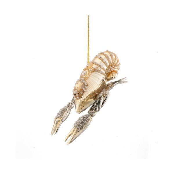 Üveg karácsonyfadísz 13,5 cm Bejewelled Lobster – Sass & Belle