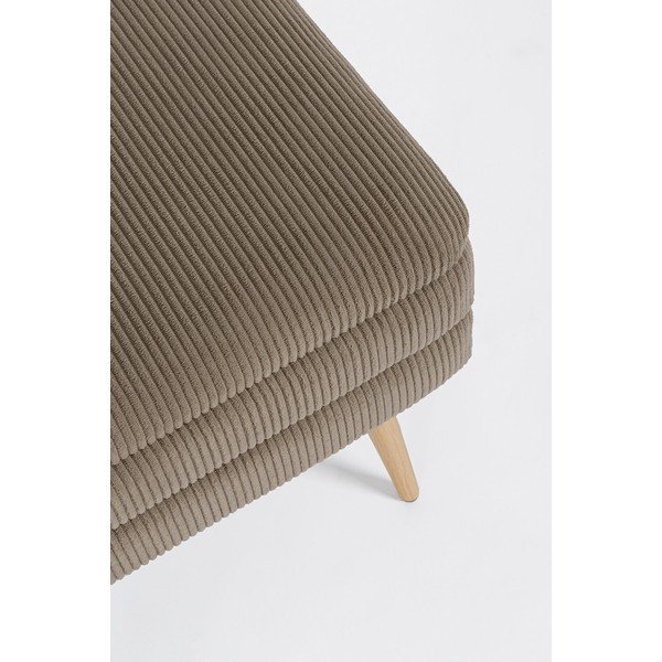 Szürkésbarna párnázott pad Olga – Bizzotto-image-4