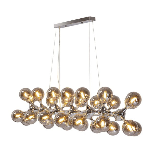 Szürke-aranyszínű függőlámpa ø 12 cm Atomic – Kare Design-image-4