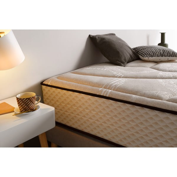 Kemény-közepes keménységű kétoldalas hőszabályozó hab matrac 180x200 cm Tempus Gold – Moonia-image-4