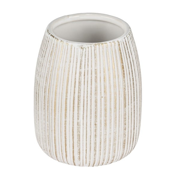 Fehér-aranyszínű kerámia fogkefetartó pohár Pascoli – Wenko-image-3