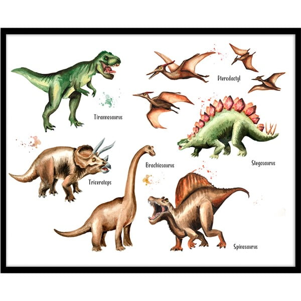 Artbox Dinosaur gyerek plakát, 50 x 70 cm - Styler