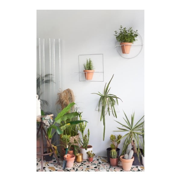 Triangle fehér fali virágtartó - Really Nice Things-image-2