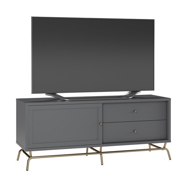 Szürke TV-állvány 150x62 cm Madison - Støraa-image-3