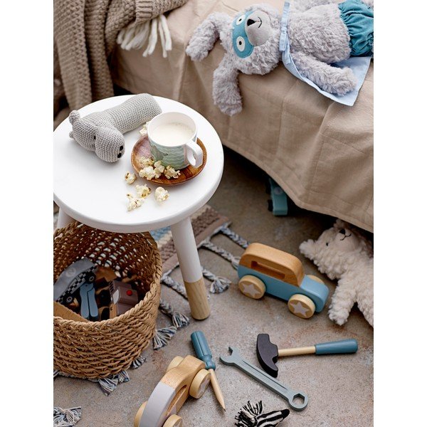 Cool kék-szürke pamut gyerekszőnyeg , 60 x 90 cm - Bloomingville Mini-image-4