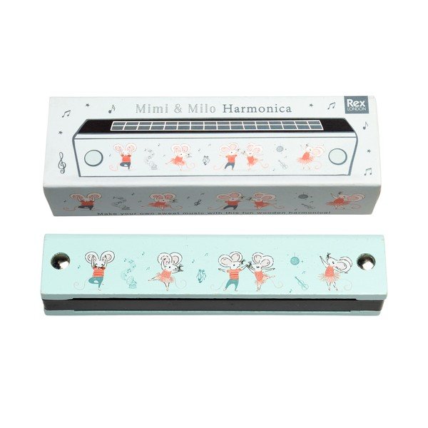 Játékhangszer Harmonica Mimi and Milo – Rex London-image-3