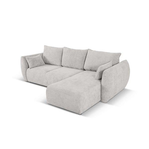 Világosszürke sarokkanapé (jobb oldali) Matera – Cosmopolitan Design-image-4