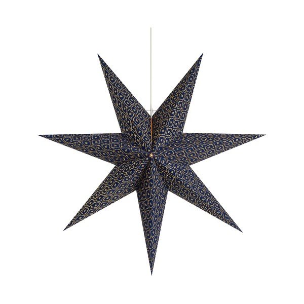 Sötétkék függő karácsonyi fénydekoráció Baroque – Markslöjd