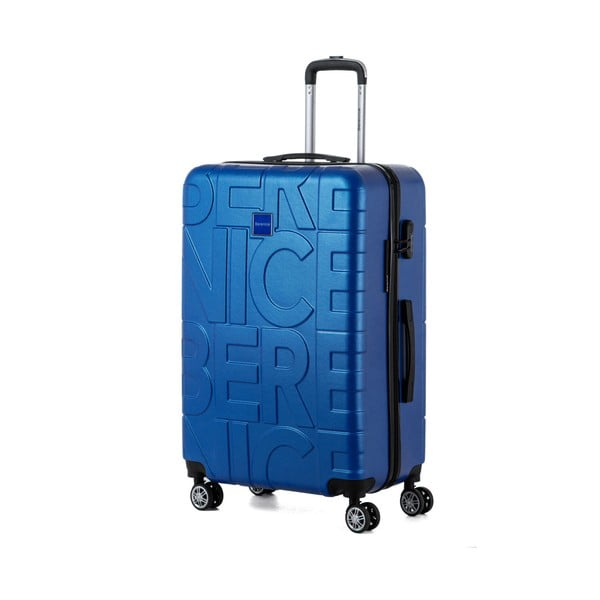 Typo kék bőrönd, 107 l - Berenice