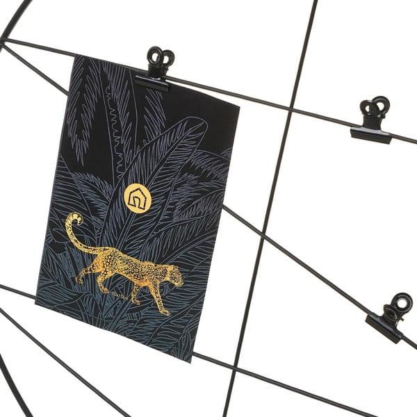 2 db-os fekete fém fotóállvány szett - Casa Selección-image-2