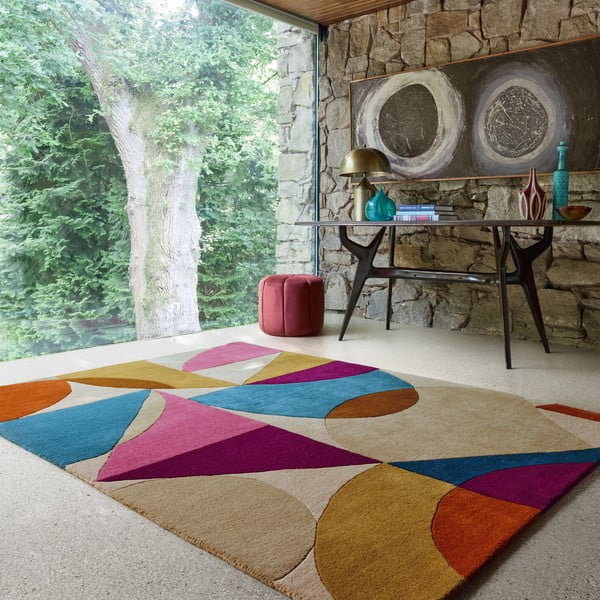 Kézi szövésű gyapjú szőnyeg 120x170 cm Oblix – Flair Rugs-image-1