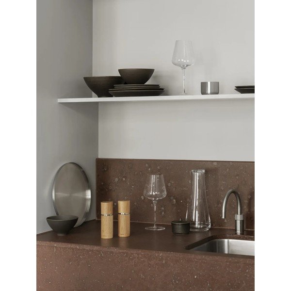 Sötétbarna kerámia tányér ø 26 cm Kumi – Blomus-image-2