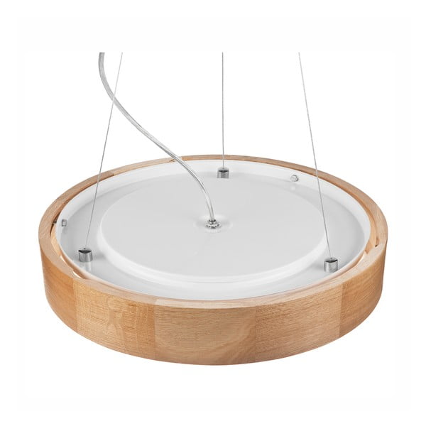 Barna függőlámpa üveg búrával ø 47 cm Eveline – LAMKUR-image-4