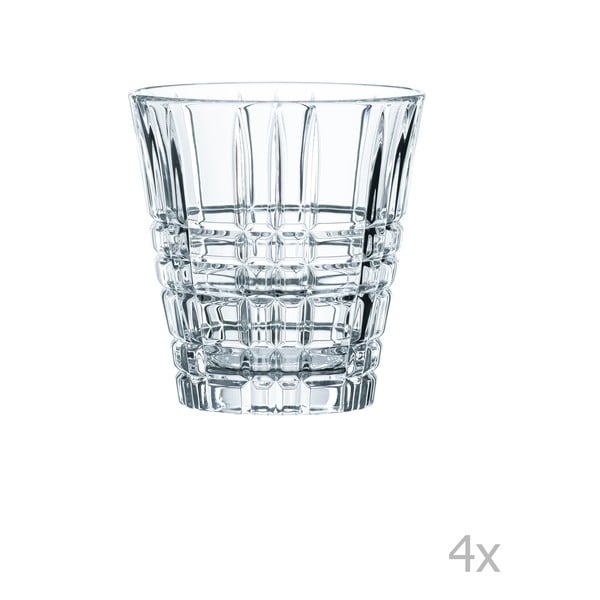 Square Tumbler 4 db kristályüveg pohár, 260 ml - Nachtmann