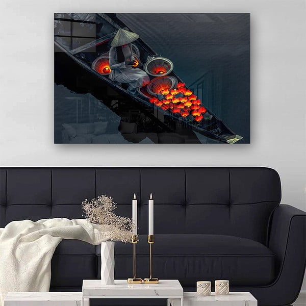 Üveg kép 70x50 cm China – Wallity-image-1