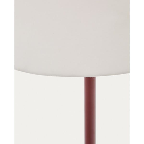 Terrakotta színű állólámpa textil búrával (magasság 153 cm) Navat – Kave Home-image-4