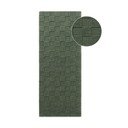 Sötétzöld kézi szövésű gyapjú futószőnyeg 80x200 cm Scala – Villeroy&Boch