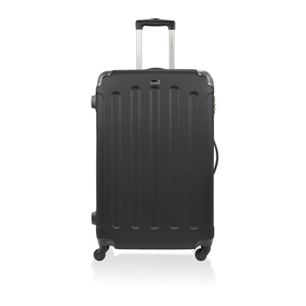 Fekete gurulós utazó bőrönd, 114 l - Bluestar