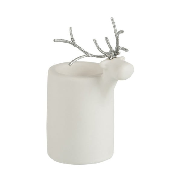Reindeer Xmas porcelán gyertyatartó - J-Line