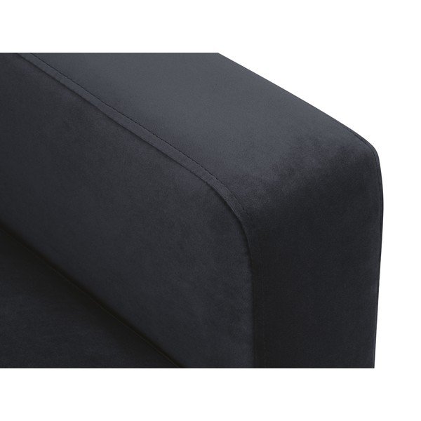 Harmony sötétkék bársony kanapé, 220 cm - Kooko Home-image-4
