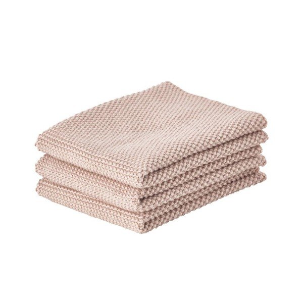 Garro 3 db bézs pamut konyharuha, 27 x 27 cm - Zone-image-1