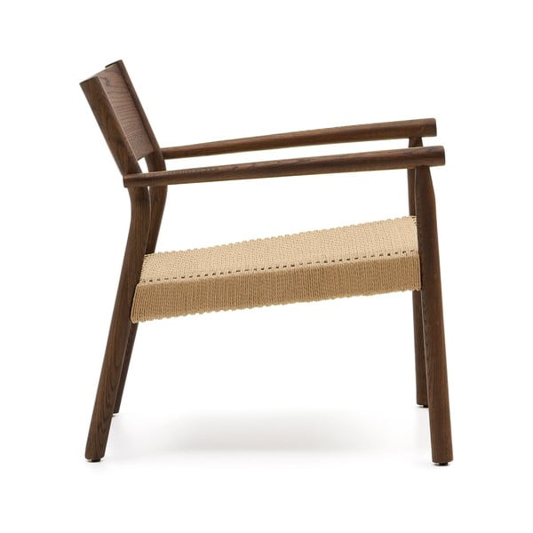 Natúr színű fotel Yalia – Kave Home-image-2