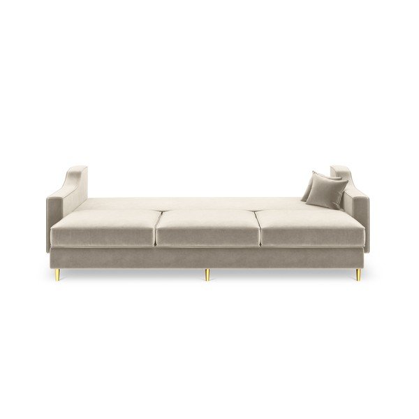 Marigold bézs háromszemélyes kinyitható kanapé - Mazzini Sofas-image-2