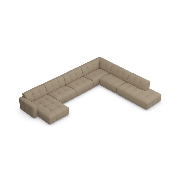 Bézs sarokkanapé (U alakú) Chess – Furninova -image-3