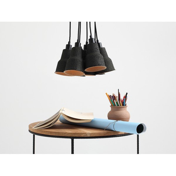 Fekete függőlámpa ø 32 cm Celulo – CustomForm-image-2