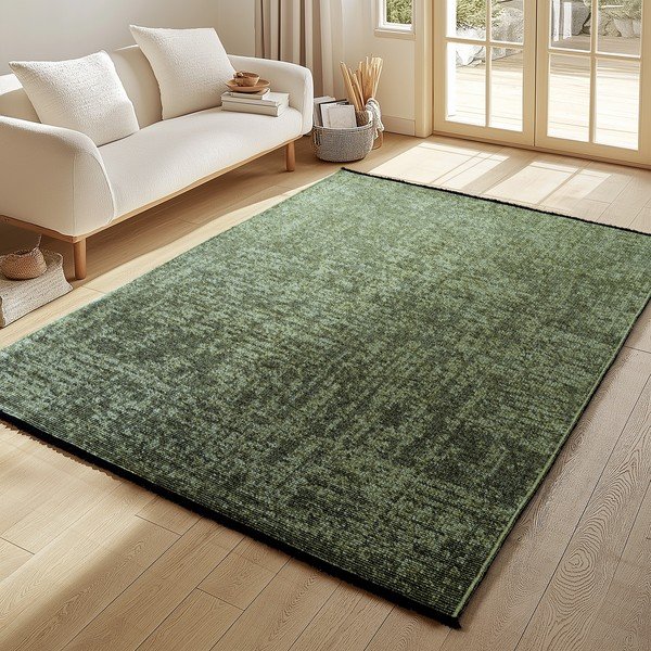 Zöld mosható szőnyeg 200x290 cm Space – Ayyildiz Carpets-image-1