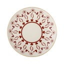 Krémszínű agyagkerámia desszertes tányér karácsonyi mintával ø 16 cm Jolly – Bloomingville