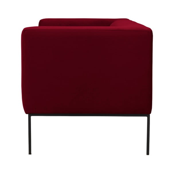 Neptune piros bársony kanapé, 195 cm - Windsor & Co Sofas-image-3