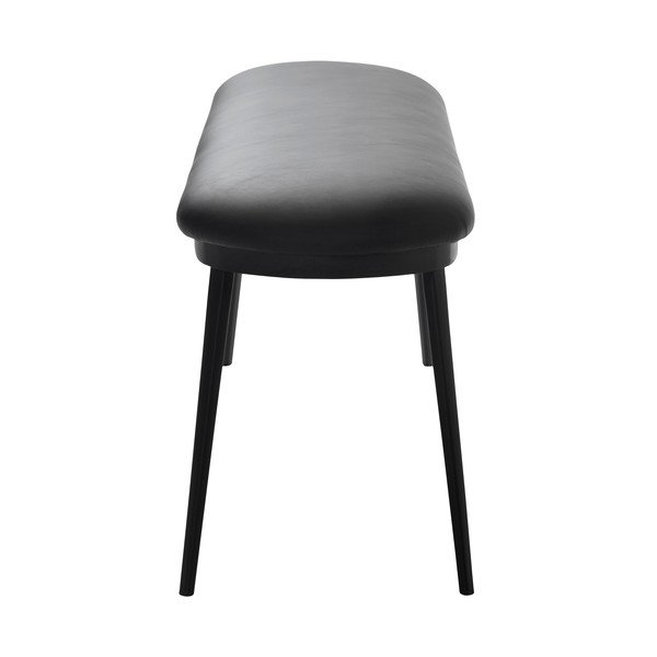 Fekete bőrutánzat pad Gain – Unique Furniture-image-3